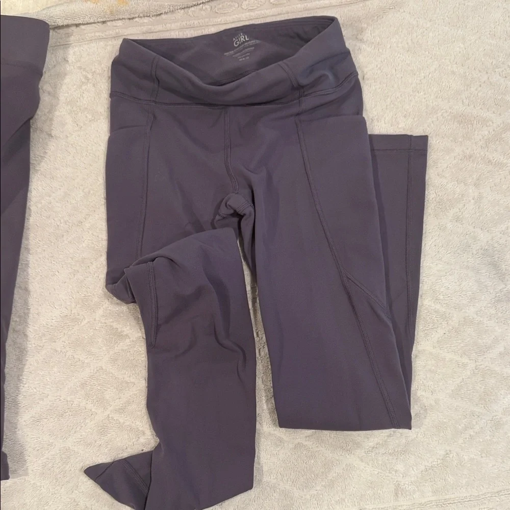 Athleta Girl Gray Icebreaker Half Zip Top - Picture 4 of 4